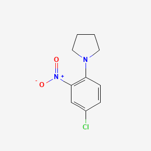 Chemical structure of 3-(2-chloropyridin-3-yl)-5-Methyl-4,5-dihydroisoxazol-5-yl)Methanol