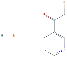 Chemical structure of 3-(2-Bromoacetyl)pyridine