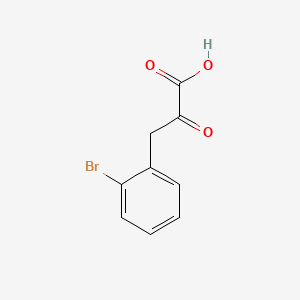 Chemical structure of 3-(Bromoacetyl)benzoic acid