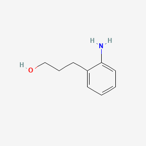 Chemical structure of 3-(2-Aminophenyl)propan-1-ol