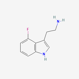 Chemical structure of 3-(2-AMINOETHYL)-4-FLUOROINDOLE