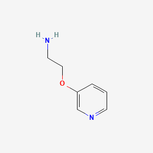 Chemical structure of 3-(2-Aminoethoxy)pyridine