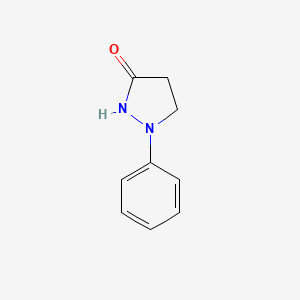 Chemical structure of 3-(2-Aminoethoxy)benzonitrile