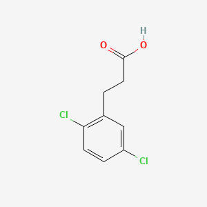Chemical structure of 3-(2,5-Dichlorophenyl)propanoic acid