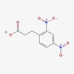 Chemical structure of 3-(2,4-Dinitrophenyl)propanoic acid