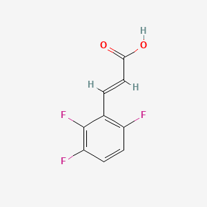 Chemical structure of 3-(2,3,6-Trifluorophenyl)acrylic acid