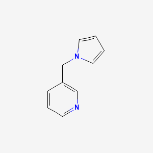 Chemical structure of 3-(1-Pyrrolylmethyl)pyridine