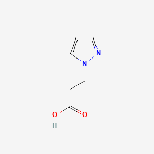 Chemical structure of 3-(1-Pyrazolyl)propionic Acid