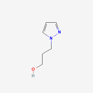 Chemical structure of 3-(1-Pyrazolyl)-1-propanol