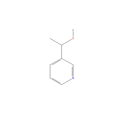 Chemical structure of 3-(1-Hydroxyethyl)pyridine