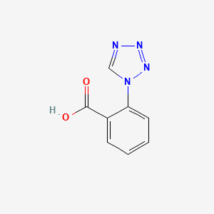 Chemical structure of 3-(1H-Tetrazol-1-yl)benzoic acid