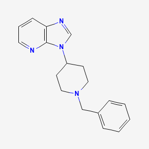 Chemical structure of 3-(1-Benzylpiperidin-4-yl)-3H-imidazo[4,5-b]pyridine