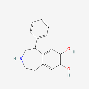 Chemical structure of 3-(1,4-Dioxaspiro[4.5]dec-7-en-8-yl)-1H-indole