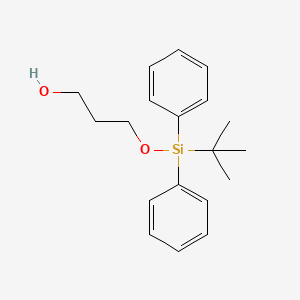 Chemical structure of 3-(Tert-butyldiphenylsiloxy)propanol