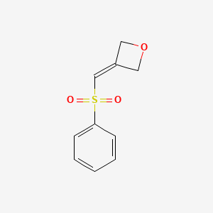 Chemical structure of 3-((Phenylsulfonyl)methylene)oxetane
