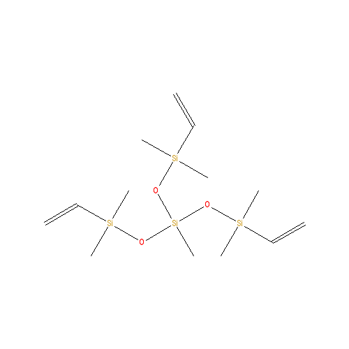 Chemical structure of 3-((Dimethyl(vinyl)silyl)oxy)-1,1,3,5,5-pentamethyl-1,5-divinyltrisiloxane