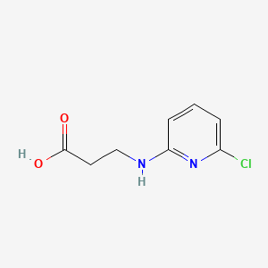 Chemical structure of 3-((6-Chloropyridin-2-yl)amino)propanoic acid