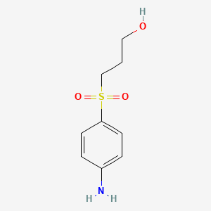 Chemical structure of 3-((4-Aminophenyl)sulfonyl)propan-1-ol