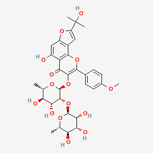 Chemical structure of 3“-O-Desmethylspinorhamnoside