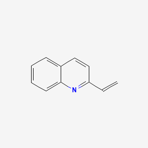 Chemical structure of 2-vinylquinoline
