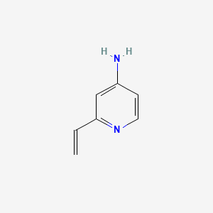 Chemical structure of 2-Vinylpyridin-4-amine