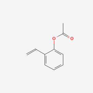 Chemical structure of 2-Vinylphenyl Acetate
