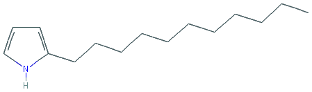 Chemical structure of 2-Undecylpyrrole