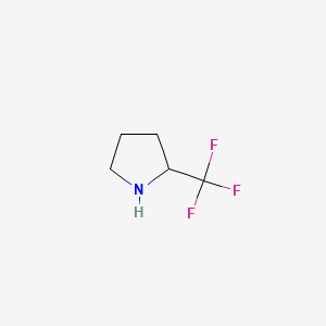 Chemical structure of 2-Trifluoromethylpyrrolidine