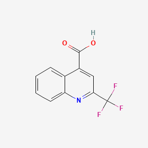 Chemical structure of 2-TrifluoroMethyl-4-quinolinecarboxylic Acid