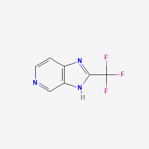 Chemical structure of 2-Trifluoromethyl-3H-imidazo[4,5-c]pyridine