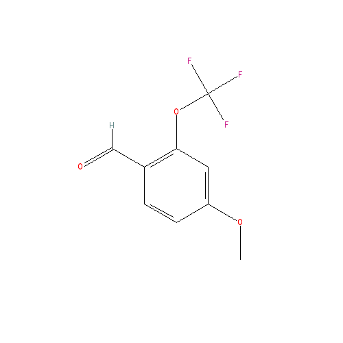 Chemical structure of 2-Trifluoromethoxy-4-methoxybenzaldehyde