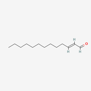 Chemical structure of 2-Tridecenal