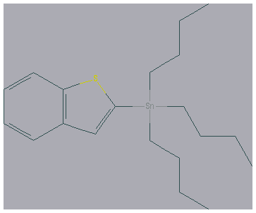 Chemical structure of 2-Tributylstannylbenzo[b]thiophene