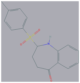 Chemical structure of 2-tosyl-3,4-dihydro-1H-benzo[c]azepin-5(2H)-one