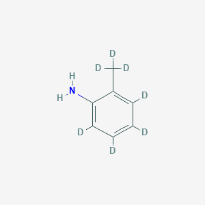 Chemical structure of 2-TOLUIDINE-D7