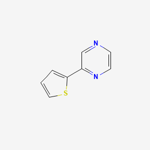 Chemical structure of Thienyl pyrazinyl