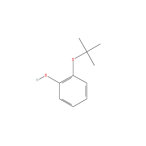Chemical structure of 2-tert-Butoxyphenol