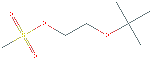 Chemical structure of 2-Tert-Butoxyethyl Methanesulfonate