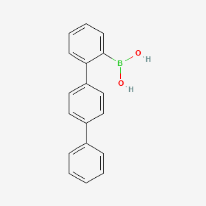 Chemical structure of 2-P-Terphenylboronic Acid