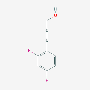 Chemical structure of 2-Propyn-1-ol