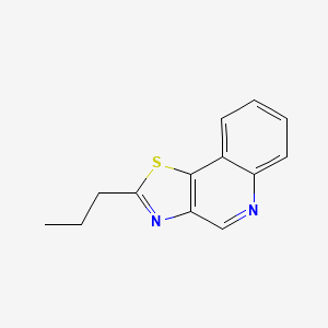 Chemical structure of 2-propylthiazolo[4,5-c]quinoline