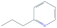 Chemical structure of 2-Propylpyridine