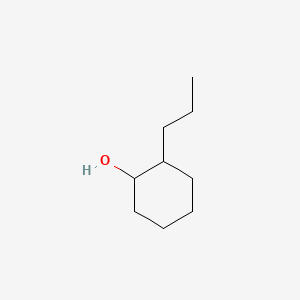 Chemical structure of 2-Propylcyclohexanol