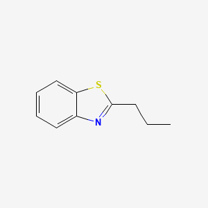 Chemical structure of 2-Propylbenzo[d]thiazole