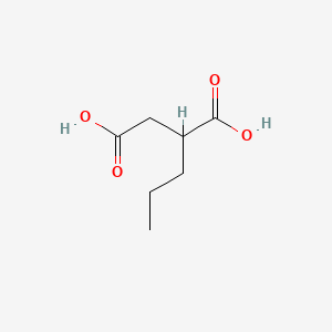 Chemical structure of 2-Propylsuccinic acid