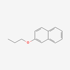Chemical structure of 2-Propoxynaphthalene