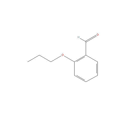 Chemical structure of 2-Propoxybenzaldehyde