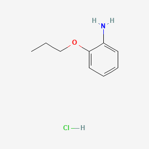 Chemical structure of 2-Propoxyaniline Hydrochloride