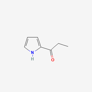 Chemical structure of 2-Propionylpyrrole