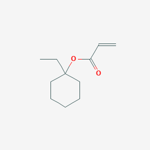 Chemical structure of 2-Propenoic Acid, 1-Ethylcyclohexyl Ester
